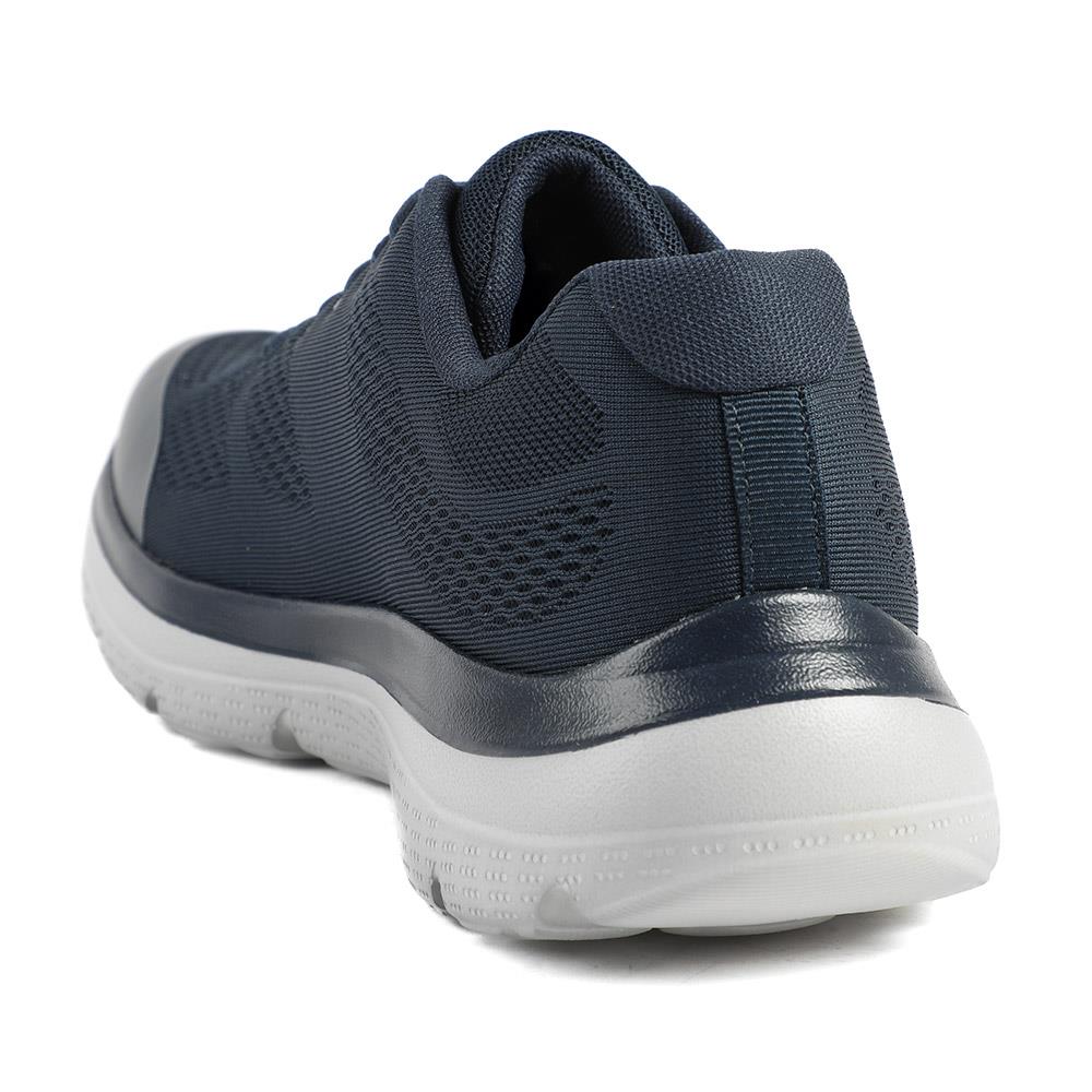 Wide Fit Memory Foam Lace Up Trainers - BOJIE43001 / 328 889 - Navy - Image 4