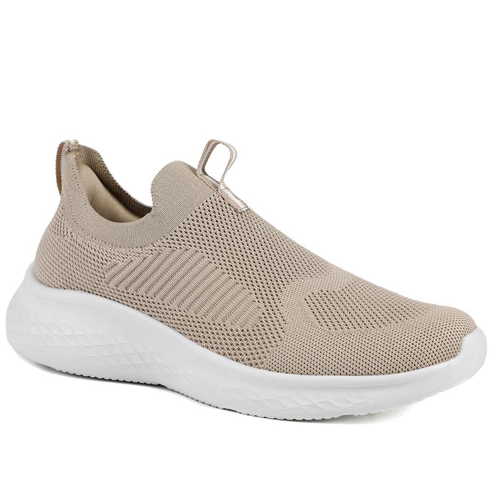 Wide Fit Memory Foam Slip On Trainers - BRK43041 / 329 070 - Image 2