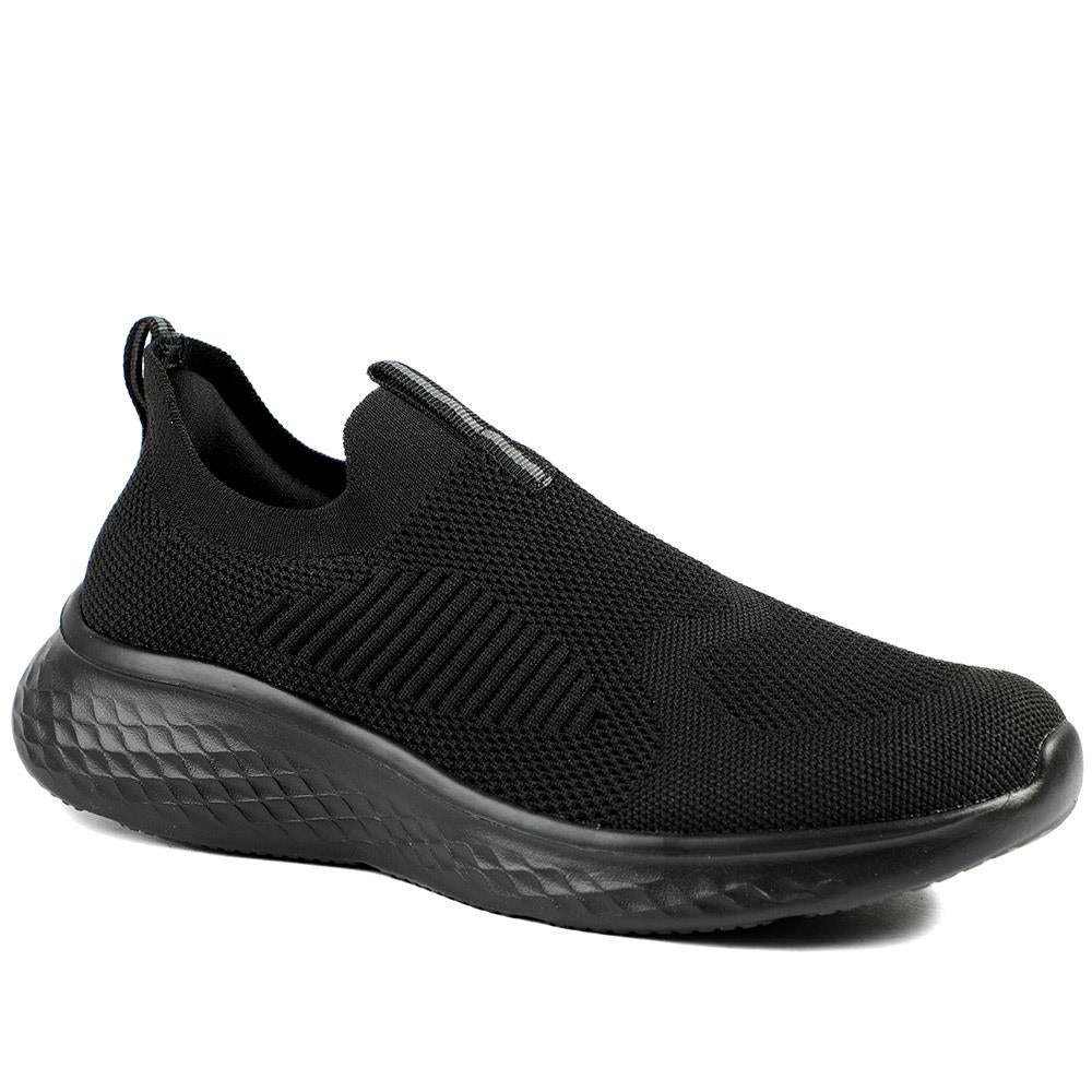 Wide Fit Memory Foam Slip On Trainers - BRK43041 / 329 070 - Image 3
