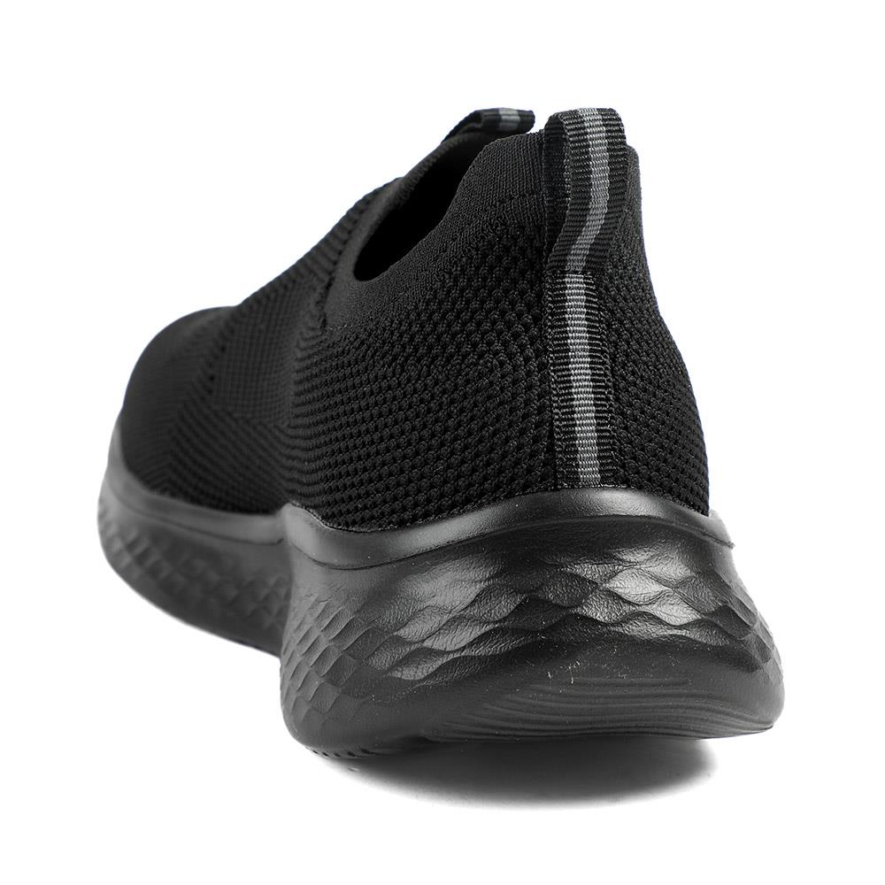 Wide Fit Memory Foam Easy Step In Trainers - BRK43041 / 329 070 - Black - Image 4