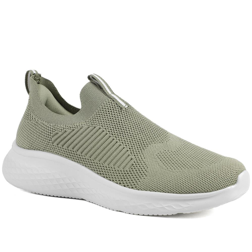 Wide Fit Memory Foam Slip On Trainers - BRK43041 / 329 070