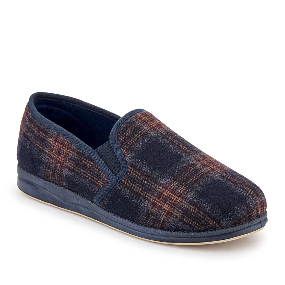 Wide Fit Memory Foam Slippers - QING42012 / 327 973