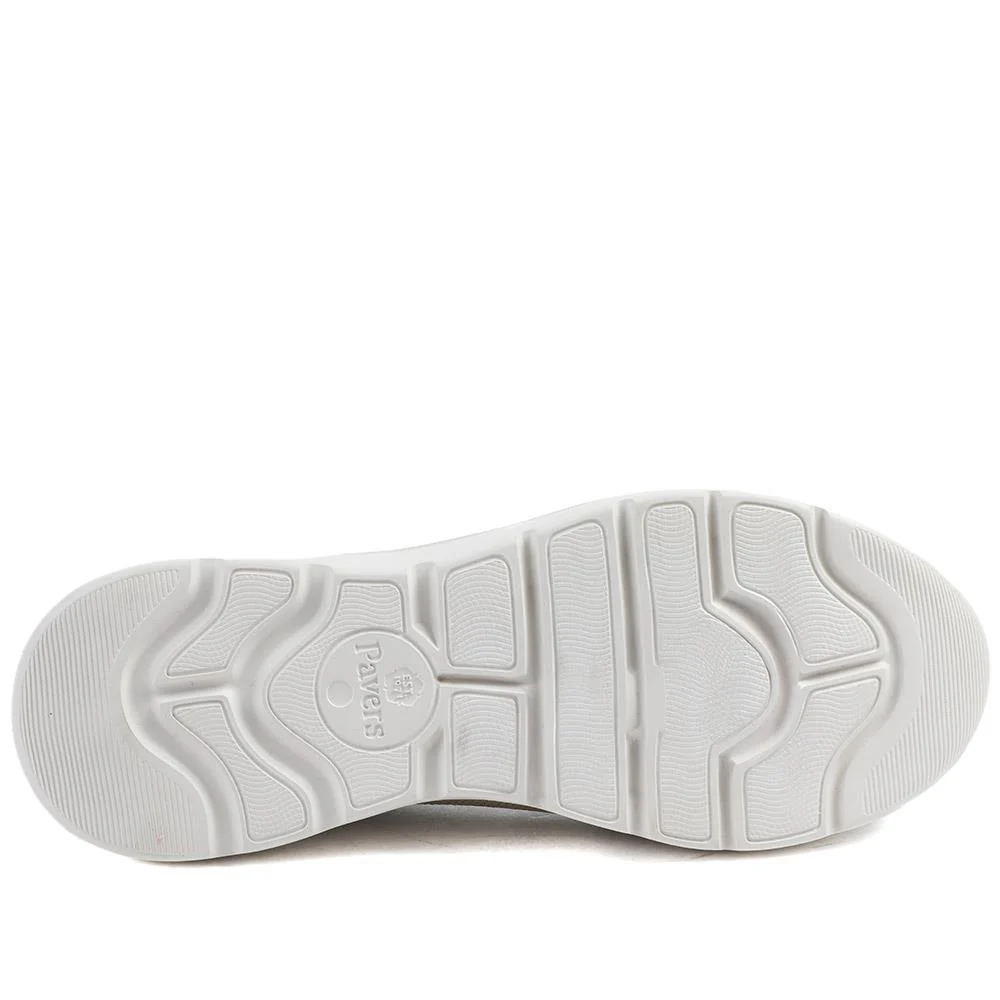 Wide Fit Memory Foam Sporty Pumps - BRK43008 / 328 977 - Taupe - Image 6