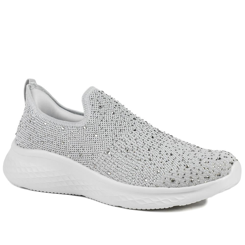 Wide Fit Memory Foam Sporty Trainers - BRK43042 / 329 071