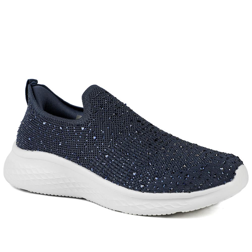Wide Fit Memory Foam Sporty Trainers - BRK43042 / 329 071 - Image 2