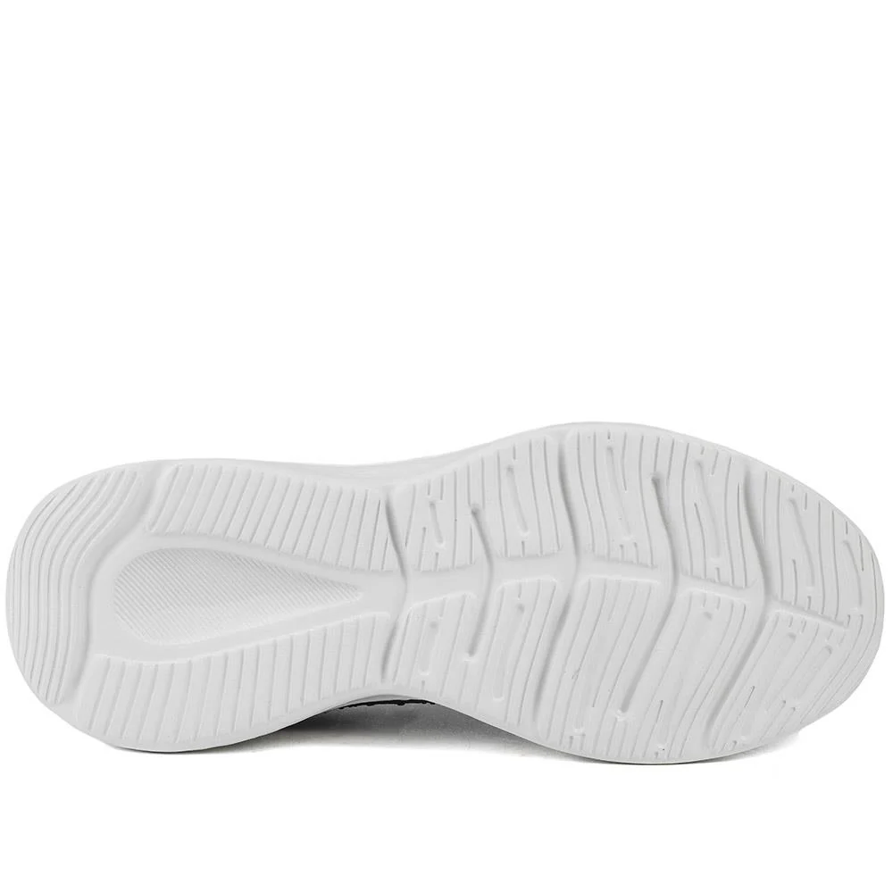 Wide Fit Memory Foam Easy Step In Trainers - BRK43042 / 329 071 - Navy - Image 6
