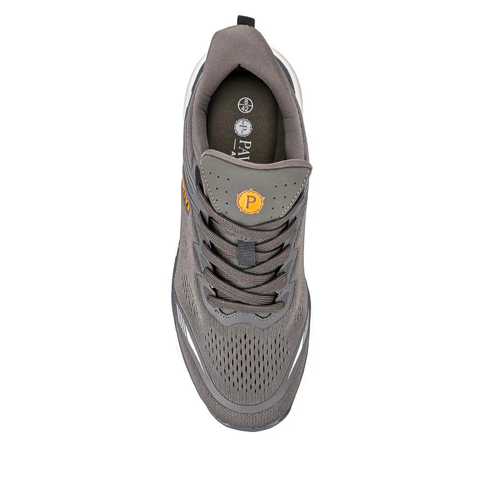 Easy Step In Wide Fit Memory Foam Trainers - BOJIE41008 / 326 944 - Grey - Image 5