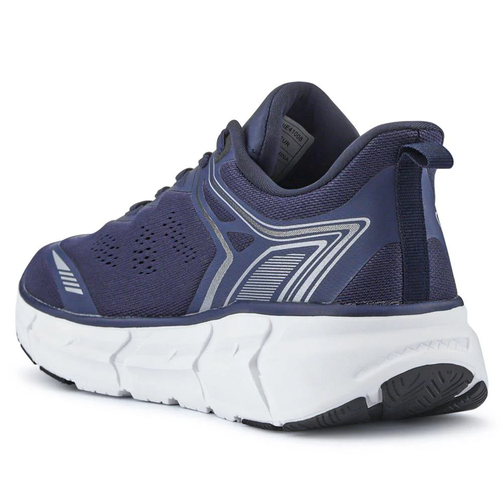 Easy Step In Wide Fit Memory Foam Trainers - BOJIE41008 / 326 944 - Navy - Image 4