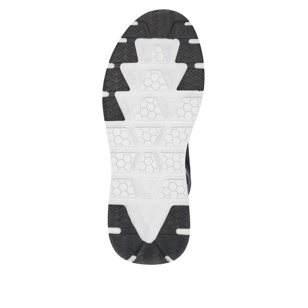 Easy Step In Wide Fit Memory Foam Trainers - BOJIE41008 / 326 944 - Navy - Image 5