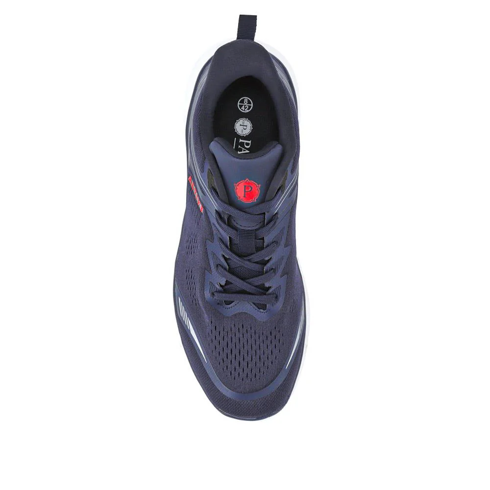 Easy Step In Wide Fit Memory Foam Trainers - BOJIE41008 / 326 944 - Navy - Image 7