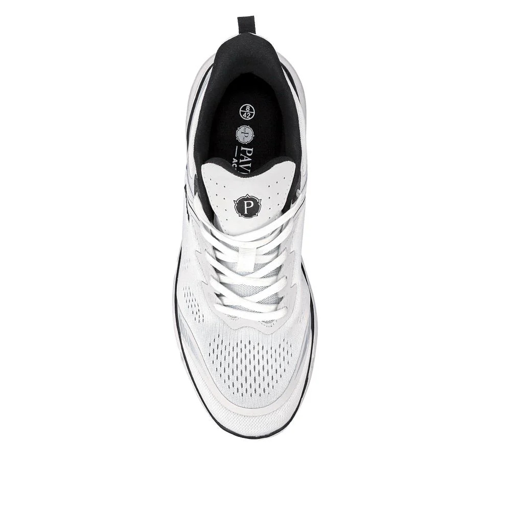 Easy Step In Wide Fit Memory Foam Trainers - BOJIE41008 / 326 944 - White - Image 5