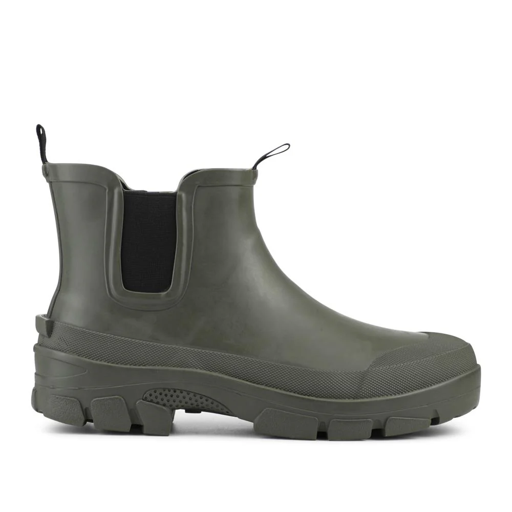 Wide Fit Rubber Ankle Boots - RAI42002 / 328 518 - Olive - Image 2