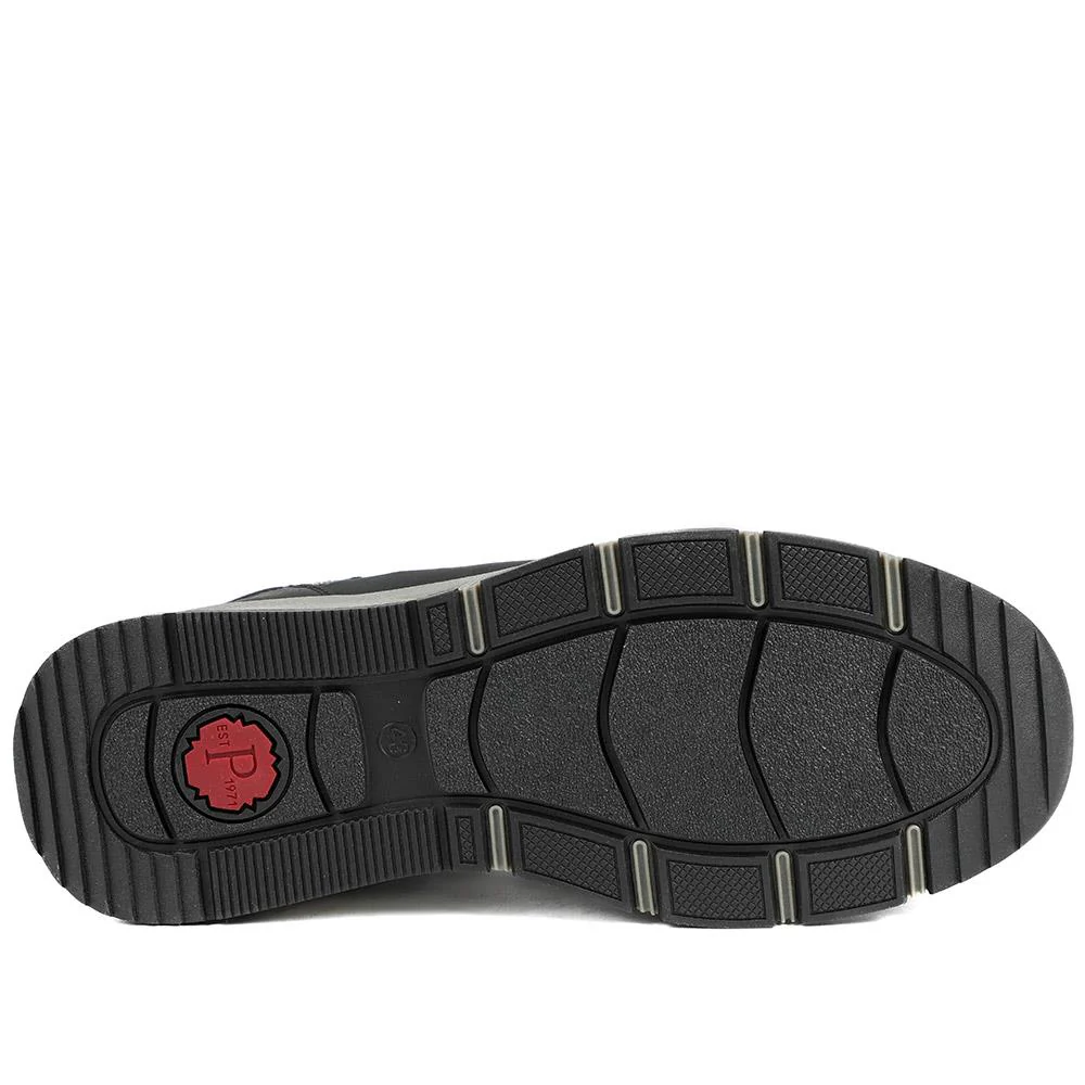 Wide Fit Rugged Lace Up Trainers - WBINS42068 / 327 865 - Grey - Image 6