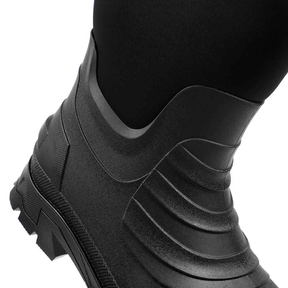 Wide Fit Rugged Water Resistant Wellies - FEI42006 / 328 528 - Black - Image 5