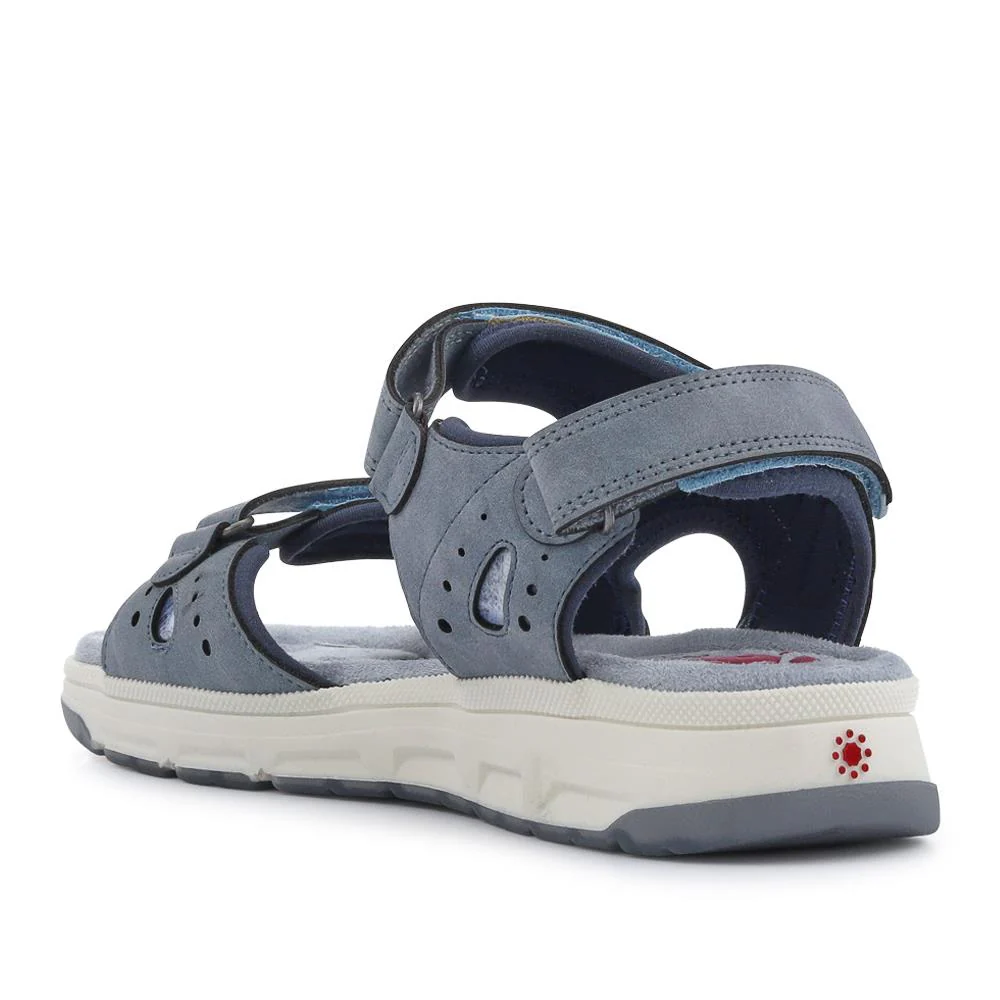 Wide-Fit Shock-Absorbing Sandals - RELIF41009 / 327 187 - Light Blue - Image 4