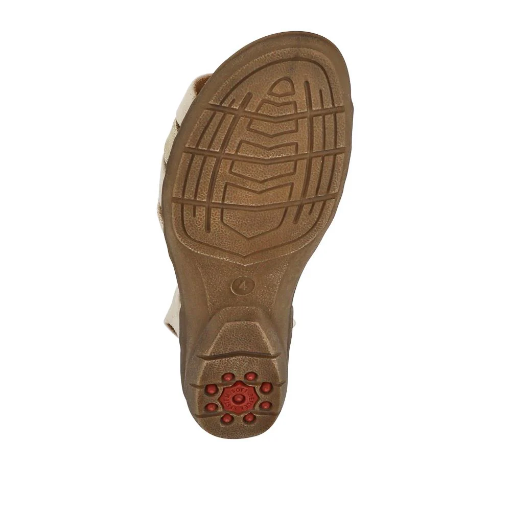 Wide-Fit Shock-Absorbing Sandals - RELIF41058 / 327 185 - Beige - Image 6