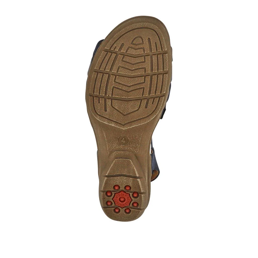 Wide-Fit Shock-Absorbing Sandals - RELIF41058 / 327 185 - Navy - Image 5