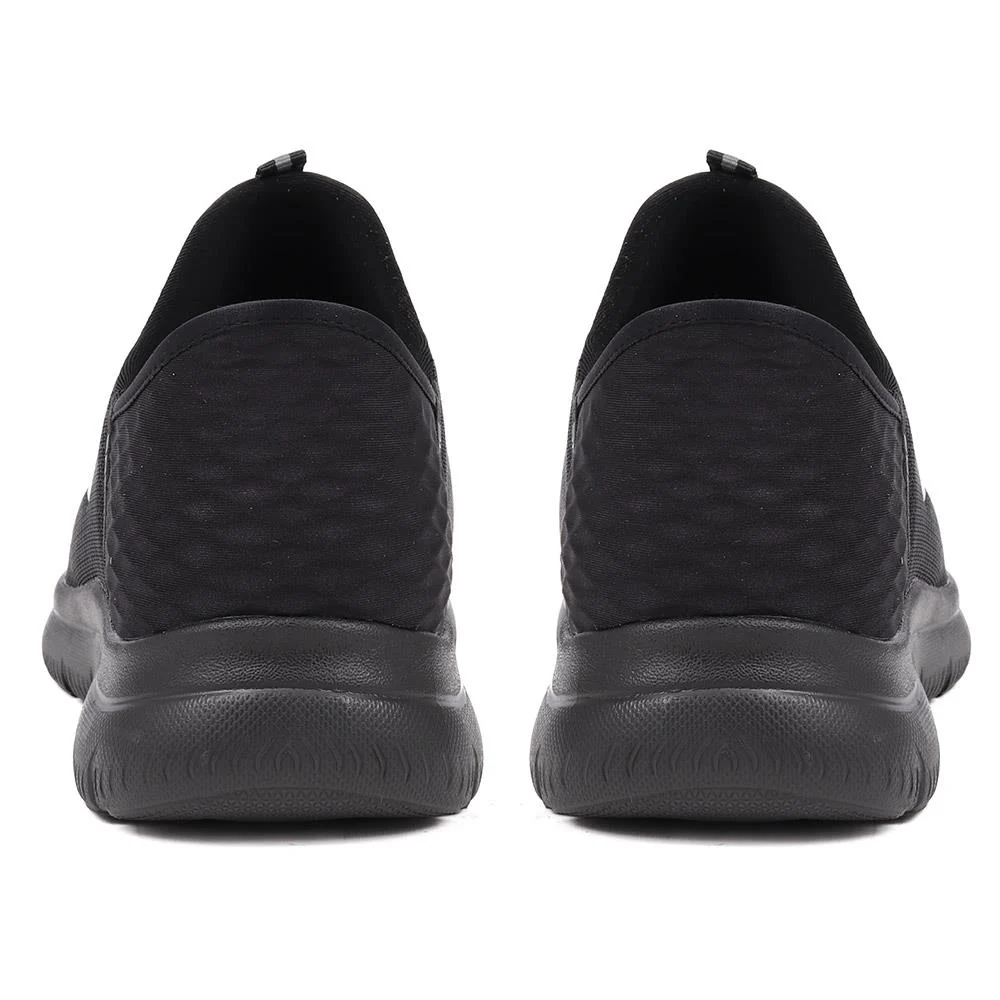 Wide Fit Skechers Slip-ins: Summits - High Range - SKE39041 / 324 777 - Black - Image 4