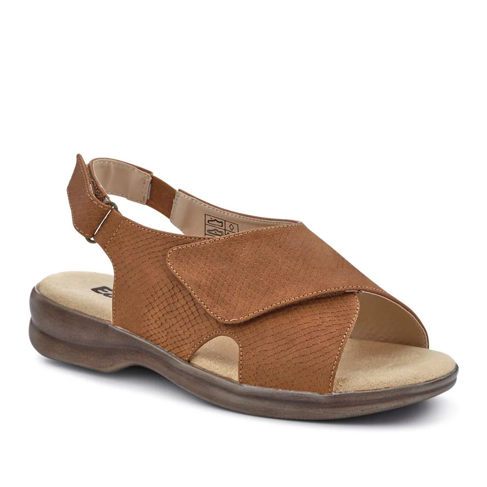 Extra-Wide-Fit Slingback Sandals - CADHA / 327 198 - Tan