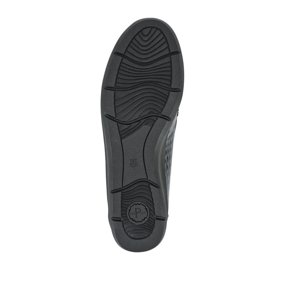 Wide Fit Slip-On Moccasins - WBINS42074 / 328 157 - Black Patent Croc - Image 5