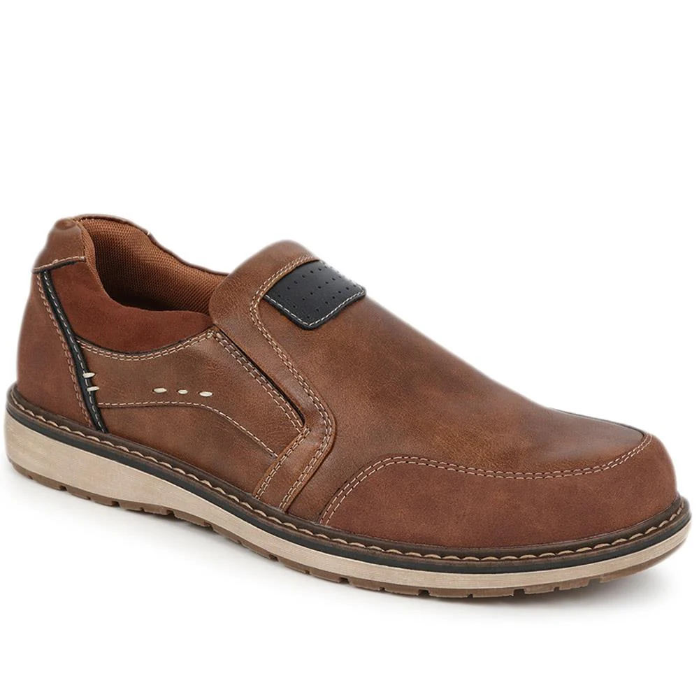 Wide Fit Slip-On Trainers  - WBINS40053 / 325 792