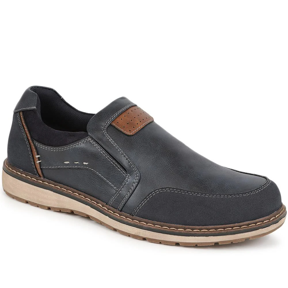 Wide Fit Slip-On Trainers  - WBINS40053 / 325 792 - Image 3