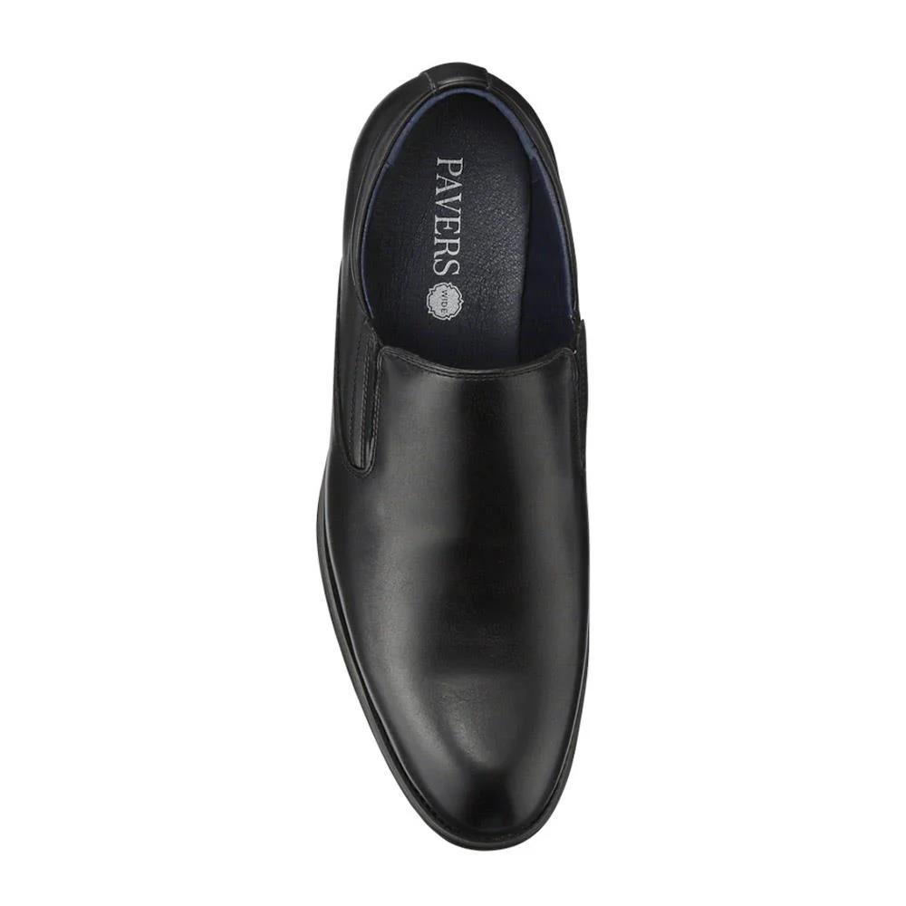 Wide Fit Smart Slip On Shoes - XINGH41008 / 327 503 - Black - Image 4
