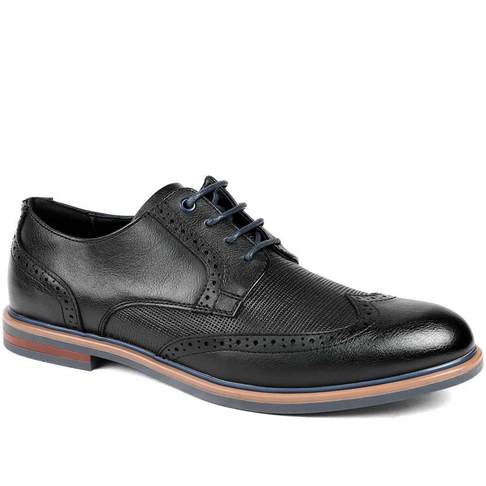 Wide Fit Smart Lace Up Brogues - JIAHU43002 / 329 333