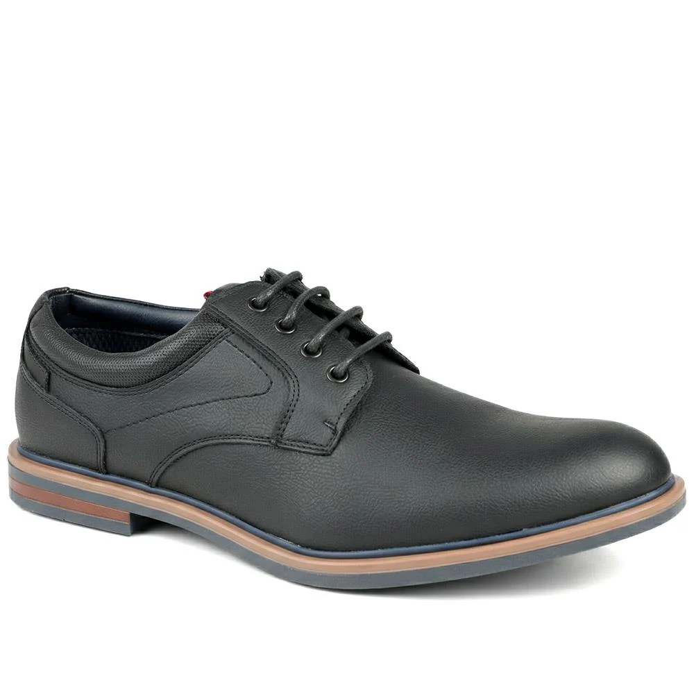 Wide Fit Smart Lace Up Shoes - JIAHU43003 / 329 334 - Image 2