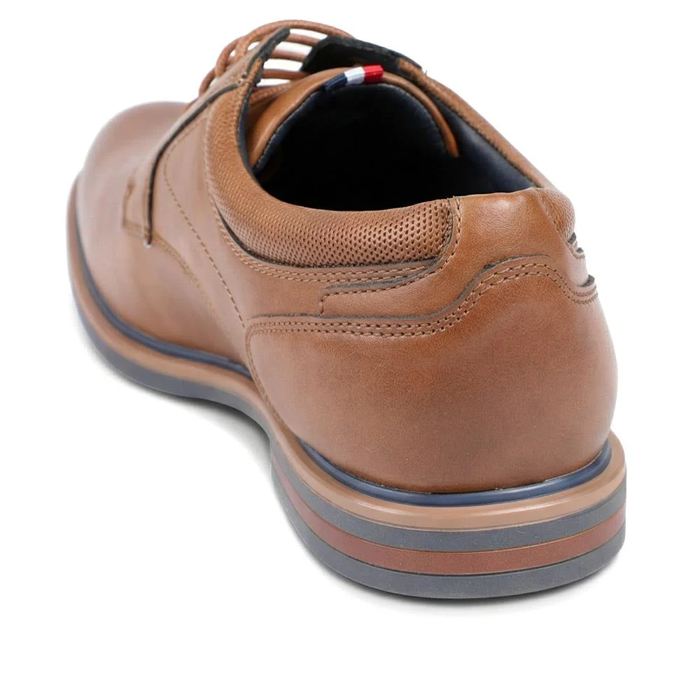 Wide Fit Smart Lace Up Shoes - JIAHU43003 / 329 334 - Tan - Image 3
