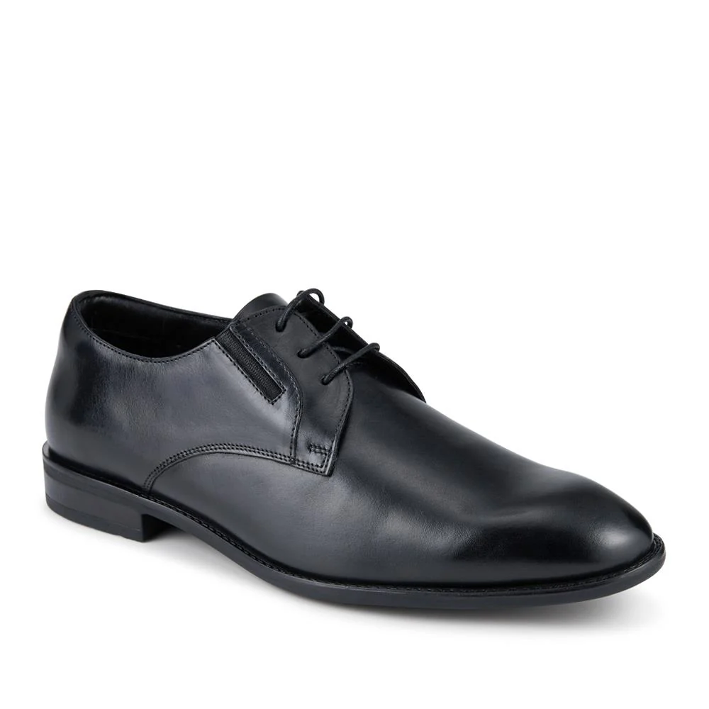 Wide Fit Smart Leather Lace-Up Shoes - PRFEM42008 / 328 303 - Image 2