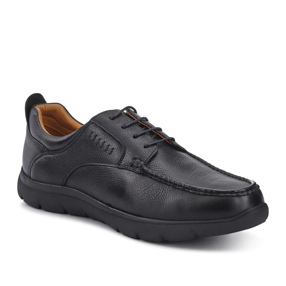 Wide-Fit Smart Leather Shoes - PERFO41004 / 327 382