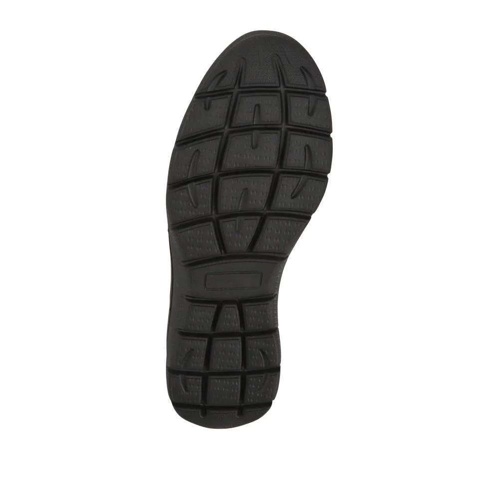 Wide Fit Smart Leather Shoes - PERFO41004 / 327 382 - Black - Image 4