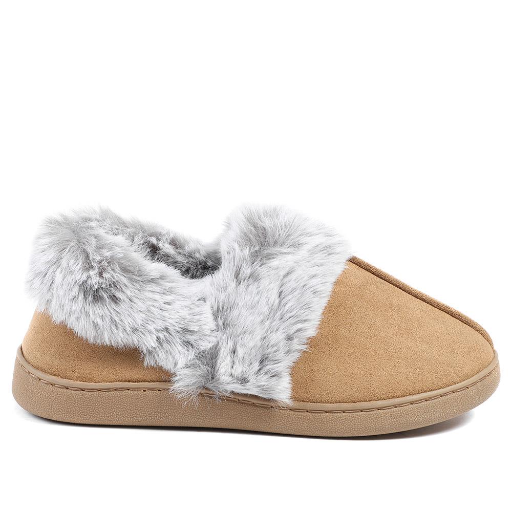 Wide Fit Soft Full Slippers - GALOP42015 / 328 608 - Chestnut - Image 2