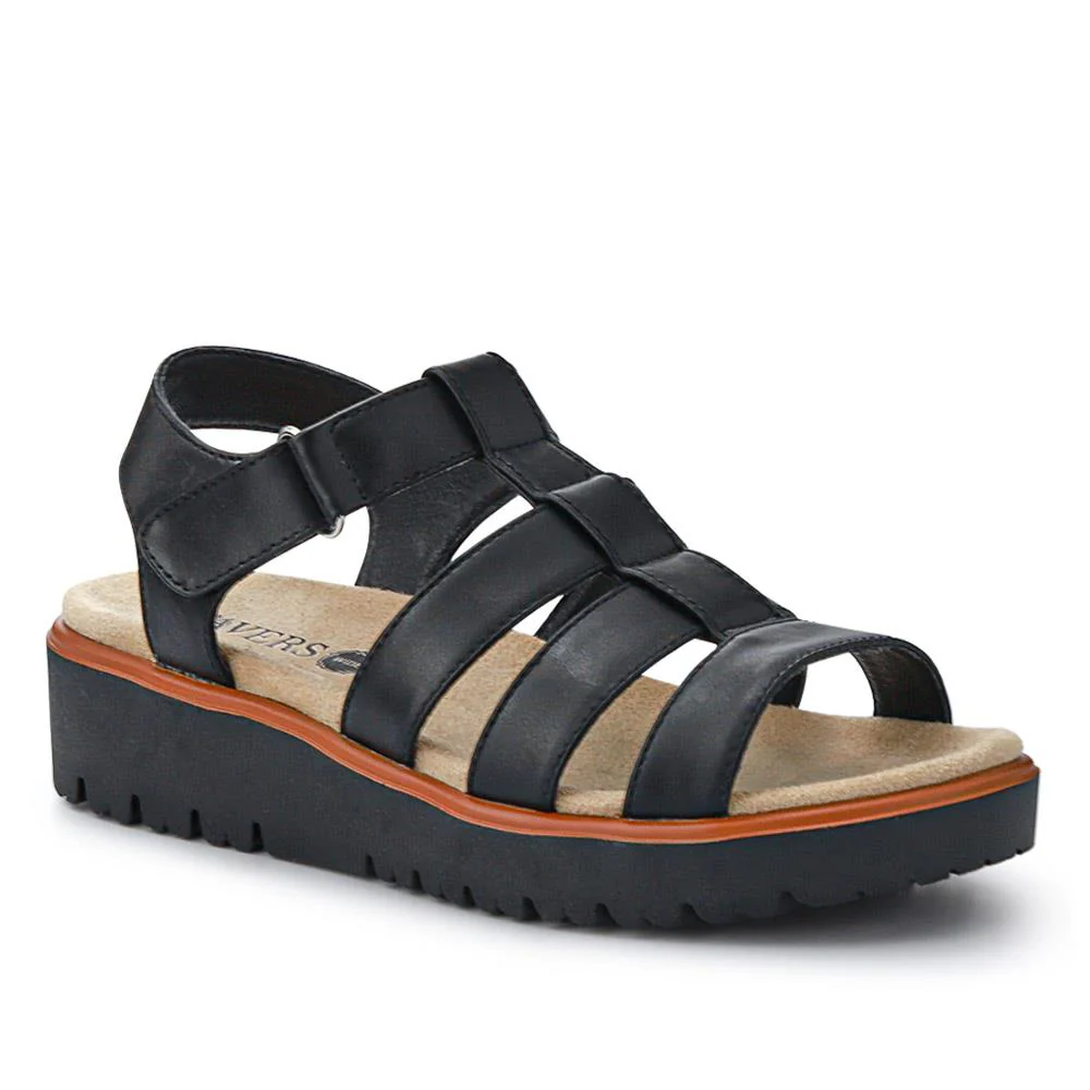 Wide Fit Strappy Sandals - WBINS41090 / 327 437