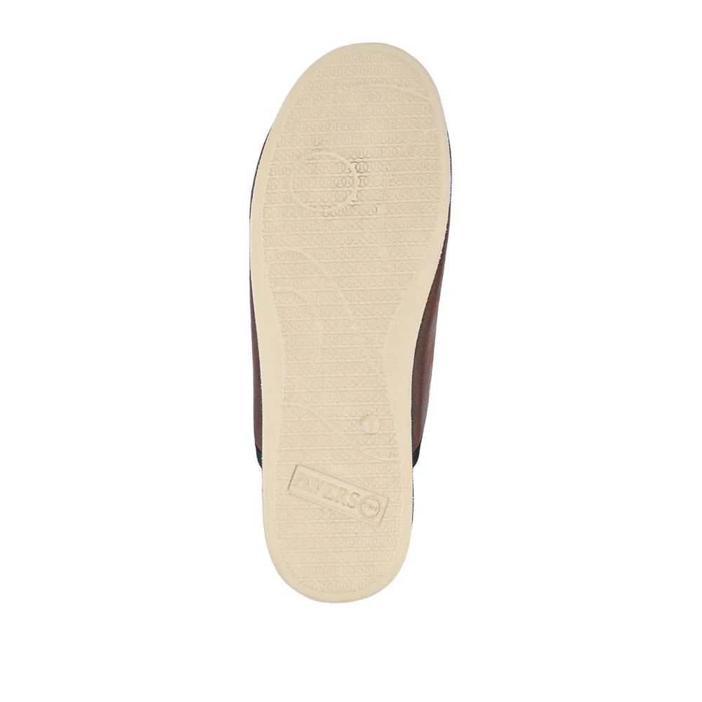 Wide Fit Supportive Mule Slippers - QING42028 / 328 280 - Brown - Image 5