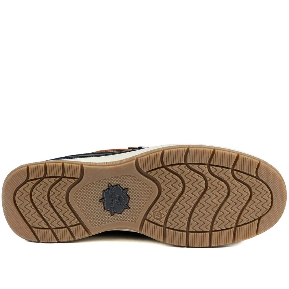 Wide Fit Touch Fasten Casual Shoes - CHANG43002 / 328 834 - Navy - Image 5