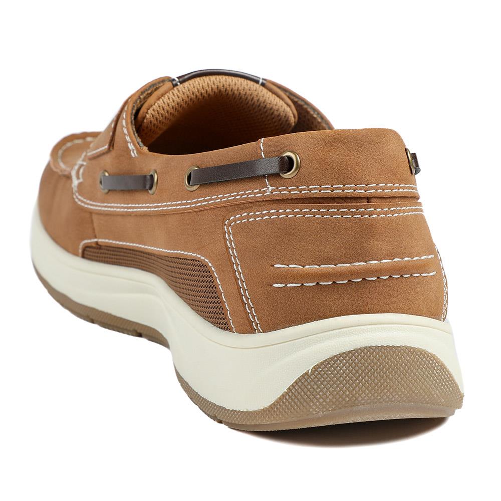 Wide Fit Touch Fasten Casual Shoes - CHANG43002 / 328 834 - Tan - Image 3