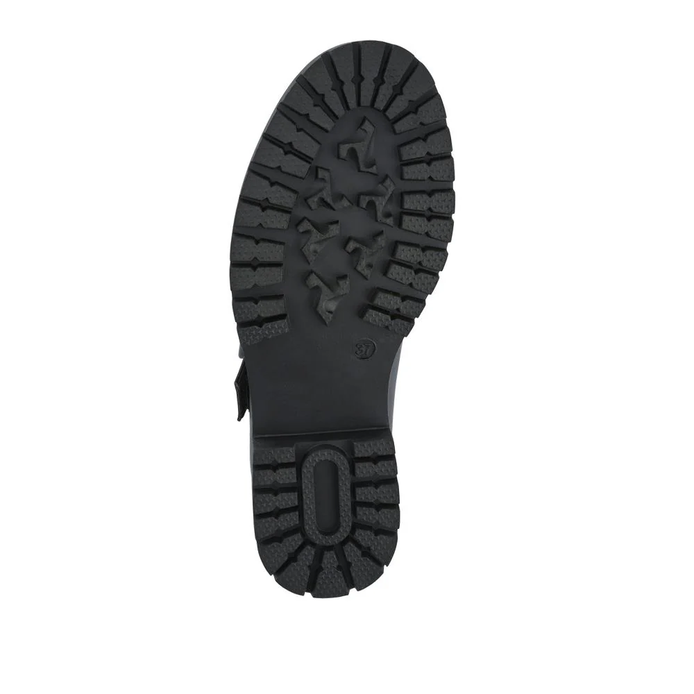 Wide Fit Touch-Fasten Chunky Mary Janes - WBINS42025 / 327 954 - Black - Image 5