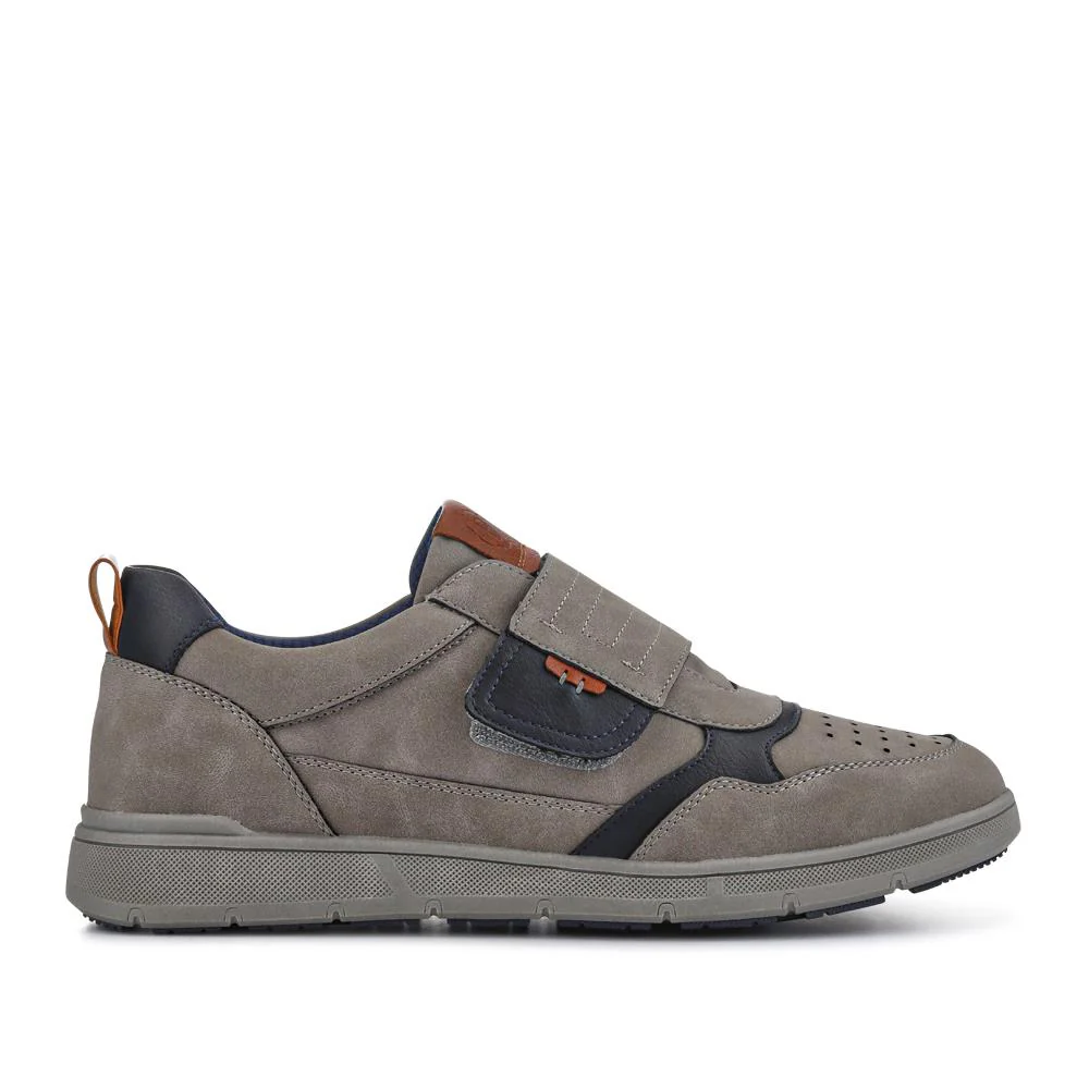 Wide-Fit Touch-Fasten Comfort Shoes - GANG41014 / 327 577 - Grey - Image 2