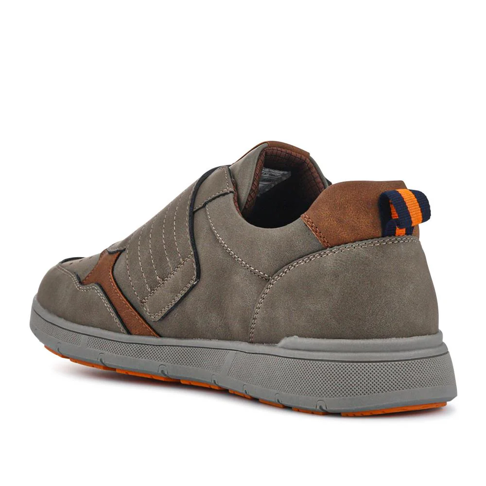 Wide-Fit Touch-Fasten Comfort Shoes - GANG41014 / 327 577 - Khaki - Image 3