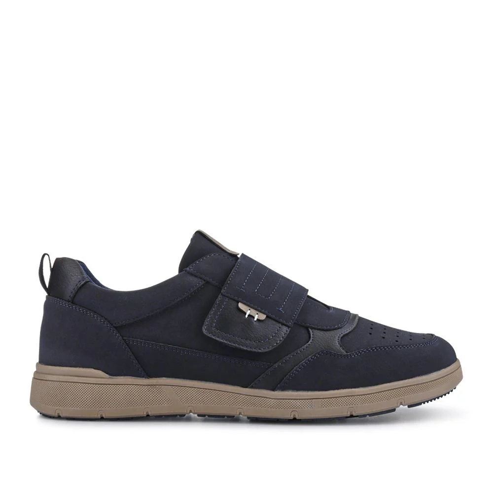 Wide-Fit Touch-Fasten Comfort Shoes - GANG41014 / 327 577 - Navy - Image 2