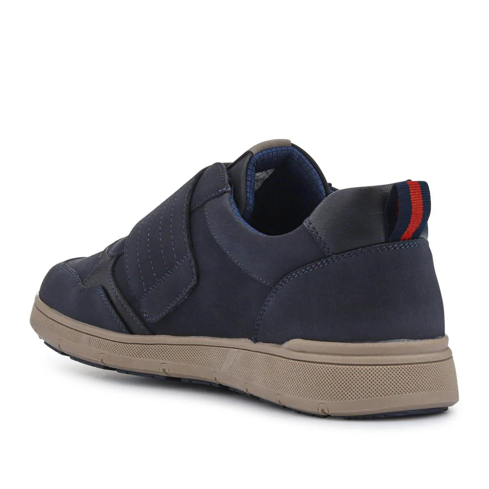 Wide-Fit Touch-Fasten Comfort Shoes - GANG41014 / 327 577 - Navy - Image 3