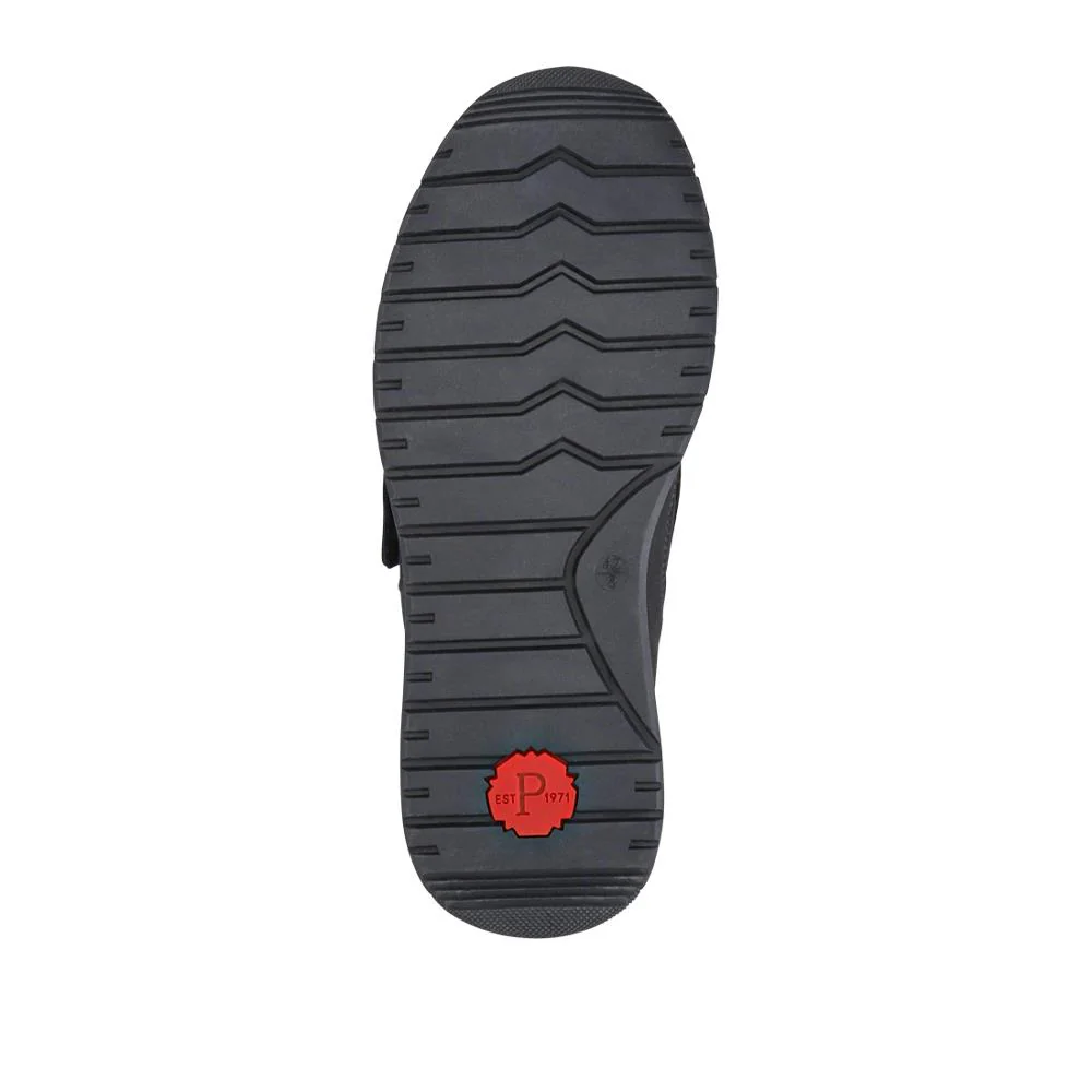 Wide Fit Touch Fasten Trainers - GANG41011 / 327 572 - Navy - Image 6