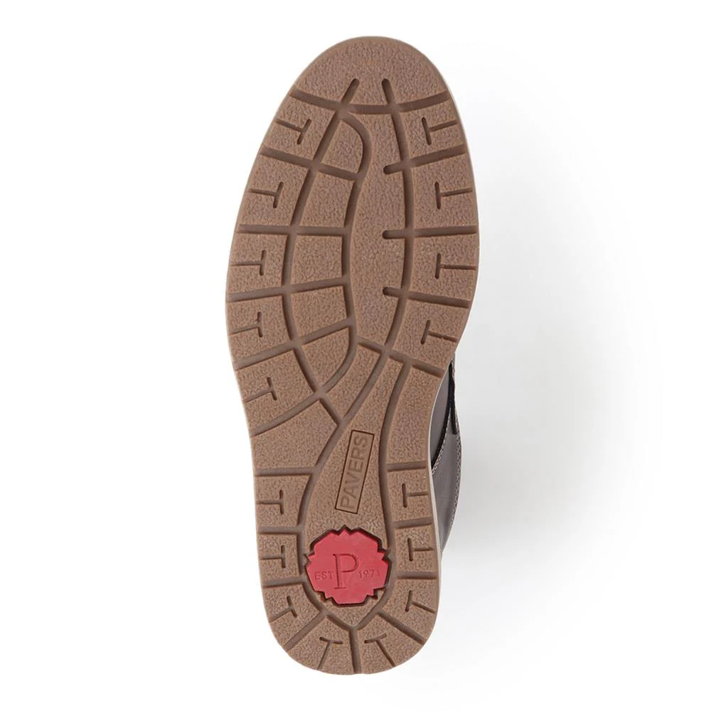 Wide Fit Touch-Fasten Trainers  - WBINS40055 / 325 793 - Dark Brown - Image 5