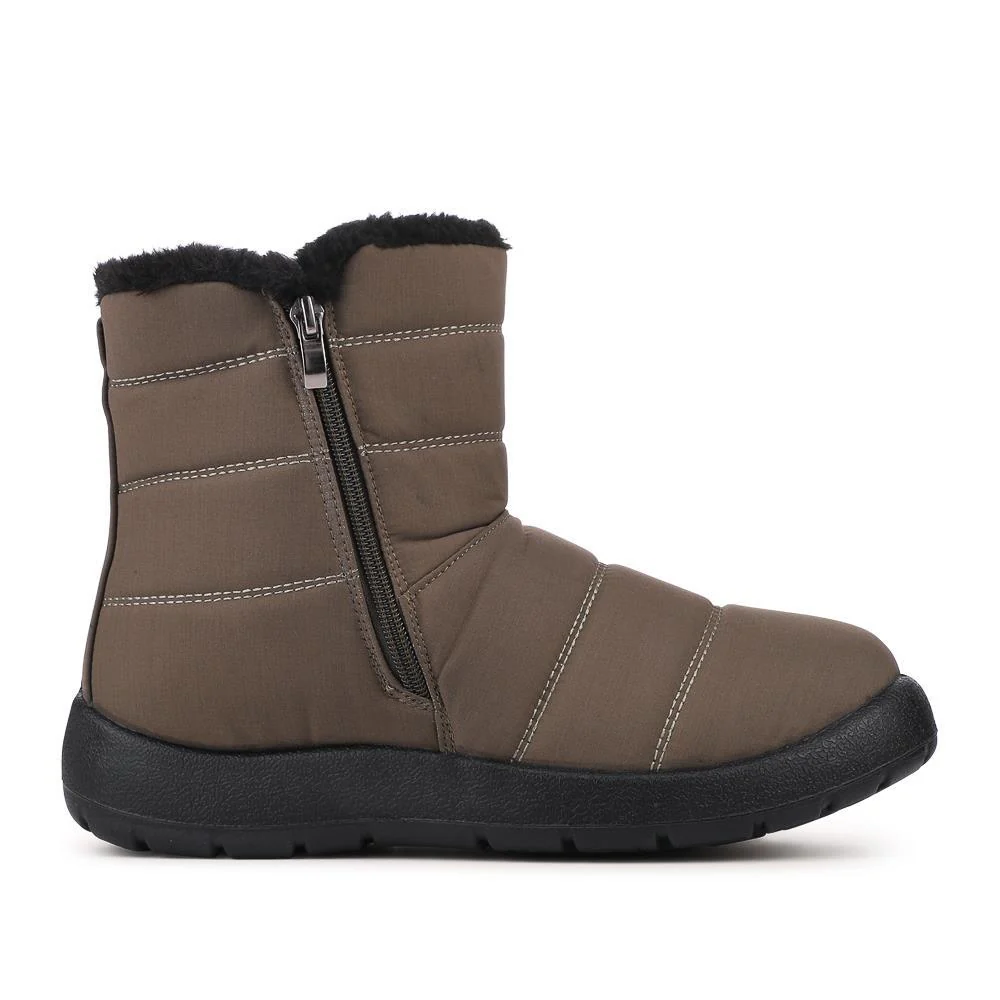 Wide Fit Twin Zip Weather Boots - ACADE38005 / 324 547 - Olive - Image 2