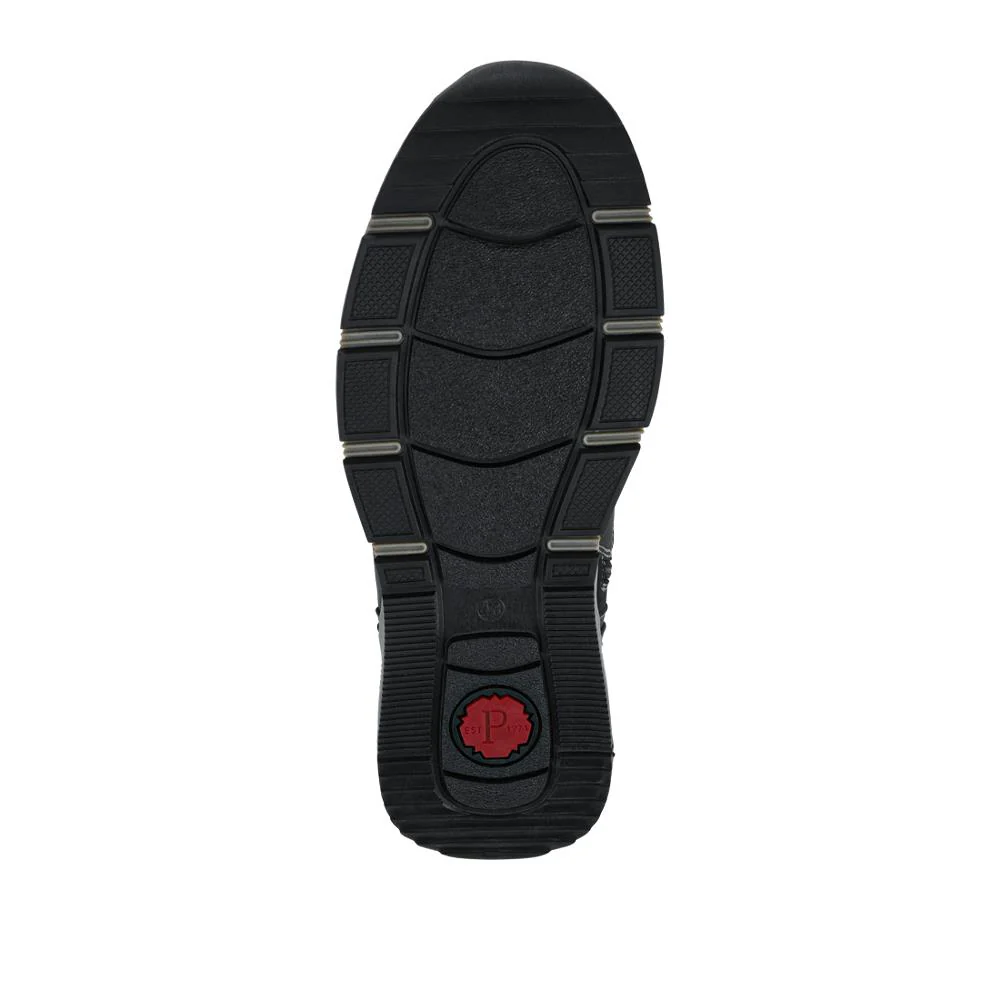 Wide Fit Walking Boots With Bungee Laces - WBINS42067 / 327 869 - Black - Image 5