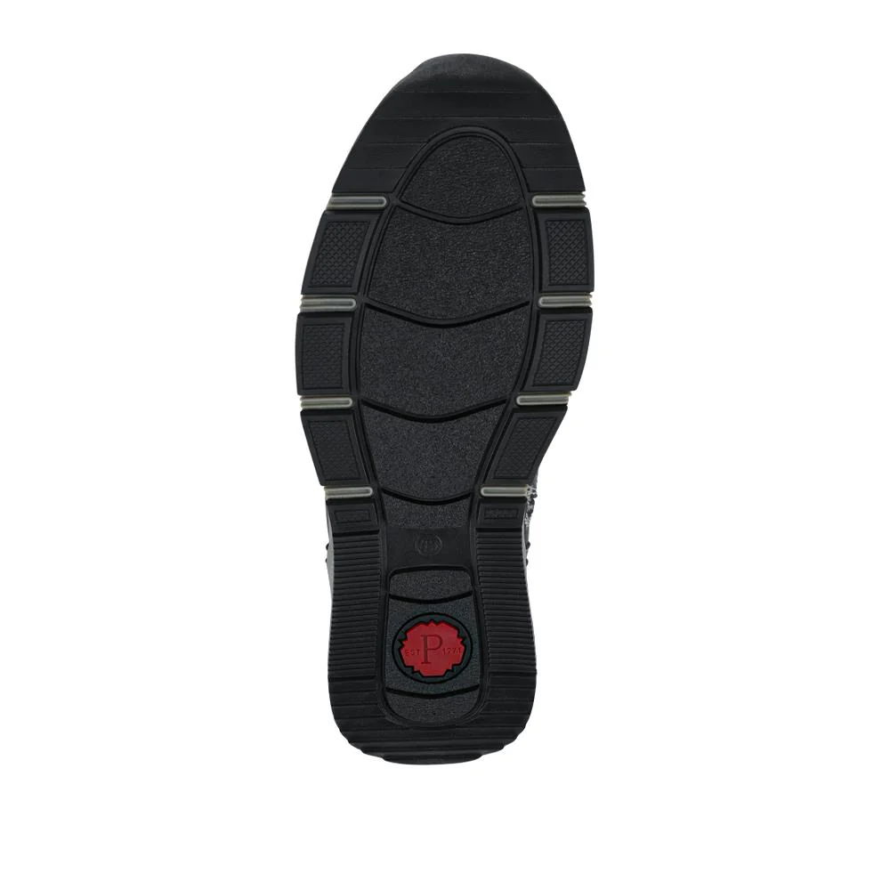 Wide Fit Walking Boots With Bungee Laces - WBINS42067 / 327 869 - Grey - Image 5