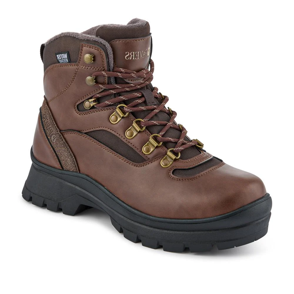 Wide Fit Water-Resistant Walking Boots - SUNCH42002 / 327 908 - Brown