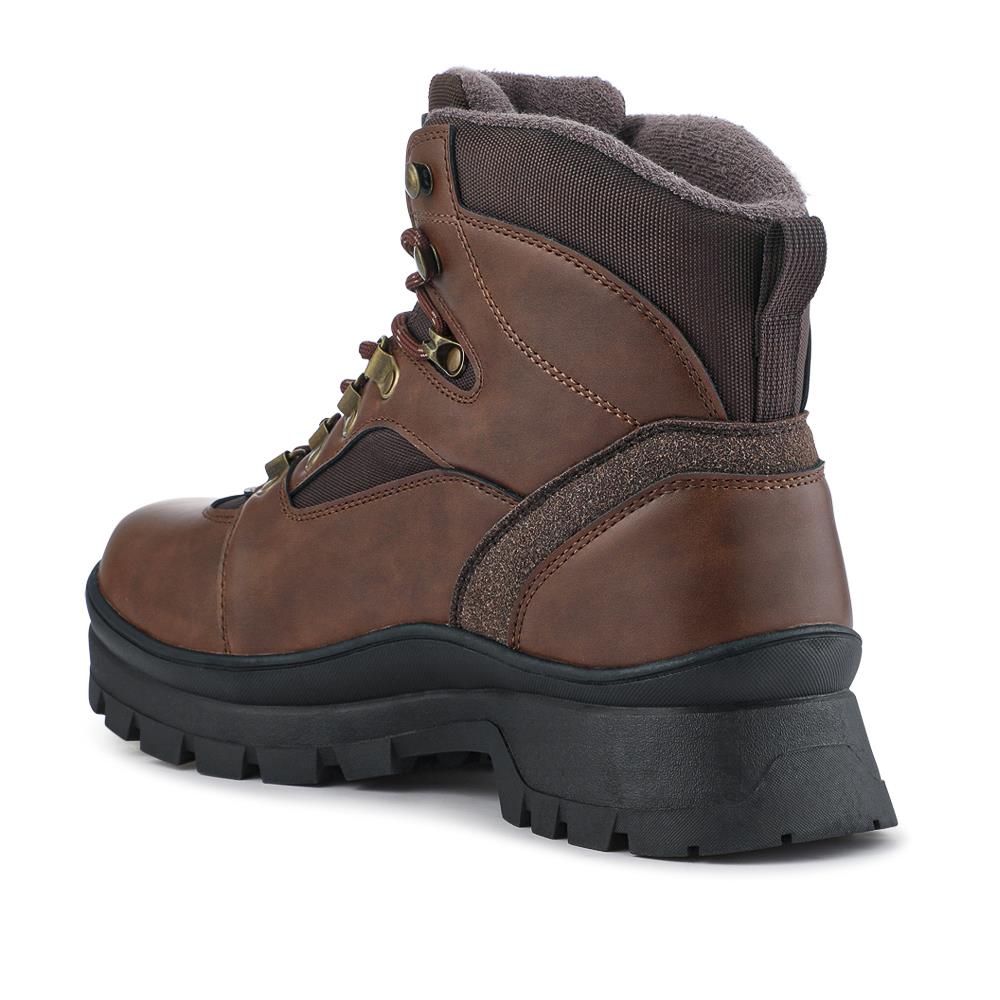 Wide Fit Water-Resistant Walking Boots - SUNCH42002 / 327 908 - Brown - Image 3
